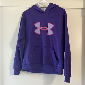 Under Armour Purple Hoodie with Red Accents